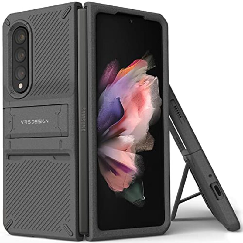 VRS Design Quick Stand Pro Sandstone for Samsung Galaxy Z Fold 3 5G Case Cover with Kickstand - Sand Stone
VRS Design Quick Stand Pro Sandstone for Samsung Galaxy Z Fold 3 5G Case Cover with Kickstand - Sand Stone