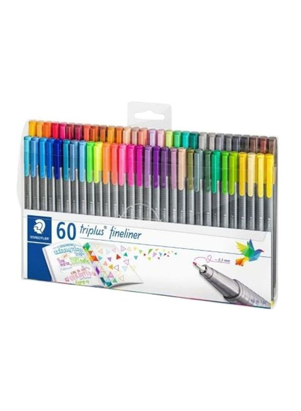 Staedtler StaEDT Perfumeler Triplus Fineliner Colour Pens Set, 60-Piece, Multicolour
Staedtler StaEDT Perfumeler Triplus Fineliner Colour Pens Set, 60-Piece, Multicolour