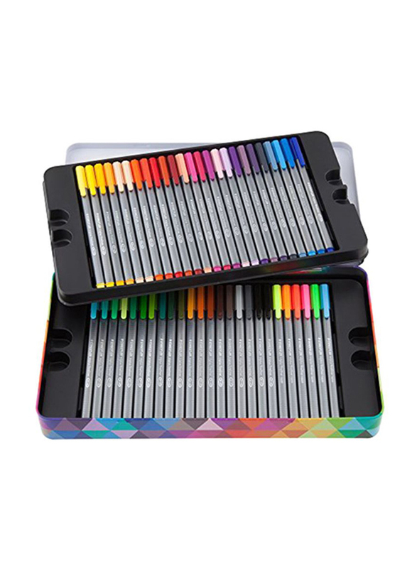 Staedtler StaEDT Perfumeler Triplus Fineliner Pen Set with Metal Tin Containing, 50 Pieces, Multicolour
Staedtler StaEDT Perfumeler Triplus Fineliner Pen Set with Metal Tin Containing, 50 Pieces, Multicolour