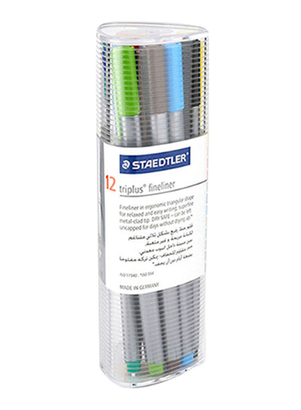 Staedtler StaEDT Perfumeler Triplus Fineliner Tip Pen Set, 0.3mm, 12 Pieces, Multicolour
Staedtler StaEDT Perfumeler Triplus Fineliner Tip Pen Set, 0.3mm, 12 Pieces, Multicolour
