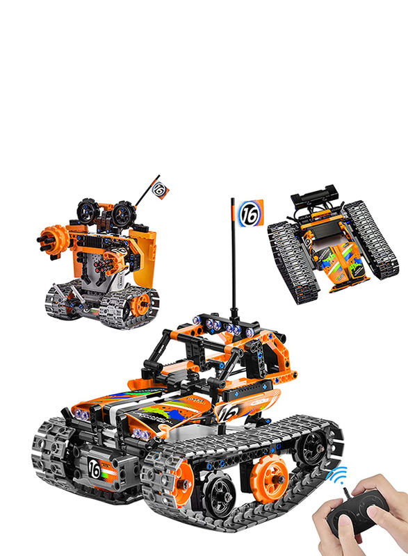 OASO 3-in-1 Tracked Racer RC Car/Tank/Robot Toys Gift Set, 392 Pieces, Ages 8+ Multicolour
OASO 3-in-1 Tracked Racer RC Car/Tank/Robot Toys Gift Set, 392 Pieces, Ages 8+ Multicolour