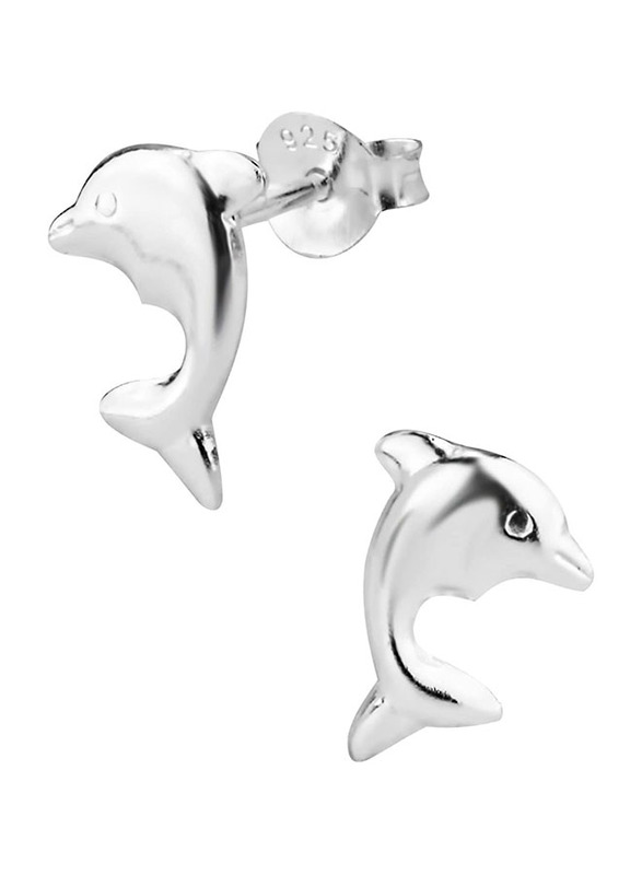 Penny & Piper Hypoallergenic Sterling Silver Dolphin Stud Earrings for Kids (Nickel Free), Silver
Penny & Piper Hypoallergenic Sterling Silver Dolphin Stud Earrings for Kids (Nickel Free), Silver