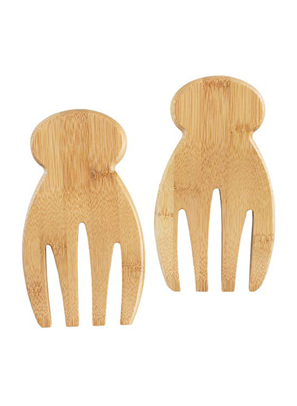 Totally Bamboo 2-Piece Salad Hands Bamboo Salad Server Set, Light Brown
Totally Bamboo 2-Piece Salad Hands Bamboo Salad Server Set, Light Brown