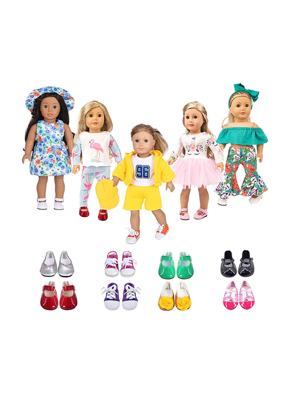 Ebuddy 5 Pieces Doll Clothes with Accessories for 18-inch American Girl Doll, Ages 3+
Ebuddy 5 Pieces Doll Clothes with Accessories for 18-inch American Girl Doll, Ages 3+