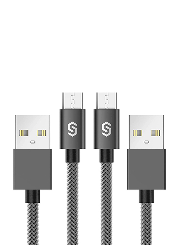 Syncwire 2-Piece 3.3 Feet Nylon Braided Fast Sync Micro USB Cable, USB Type A to Micro A USB for Samsung Galaxy S7 Edge/S7/S6/HTC/LG/Sony/Xbox One/PS4
Syncwire 2-Piece 3.3 Feet Nylon Braided Fast Sync Micro USB Cable, USB Type A to Micro A USB for Samsung Galaxy S7 Edge/S7/S6/HTC/LG/Sony/Xbox One/PS4