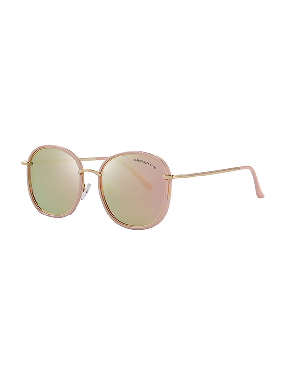 Merry's Polarized Oversized Retro Temple Full-Rim Round Pink/Gold Sunglasses for Women, Pink Lens, S6108, 53/22/148
Merry's Polarized Oversized Retro Temple Full-Rim Round Pink/Gold Sunglasses for Women, Pink Lens, S6108, 53/22/148