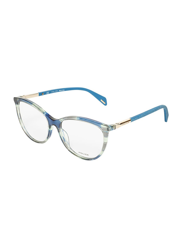 Police Full-Rim Cat Eye Crystal Green/Blue Eyeglasses Frame for Women, VPLA07, 55/16/135
Police Full-Rim Cat Eye Crystal Green/Blue Eyeglasses Frame for Women, VPLA07, 55/16/135