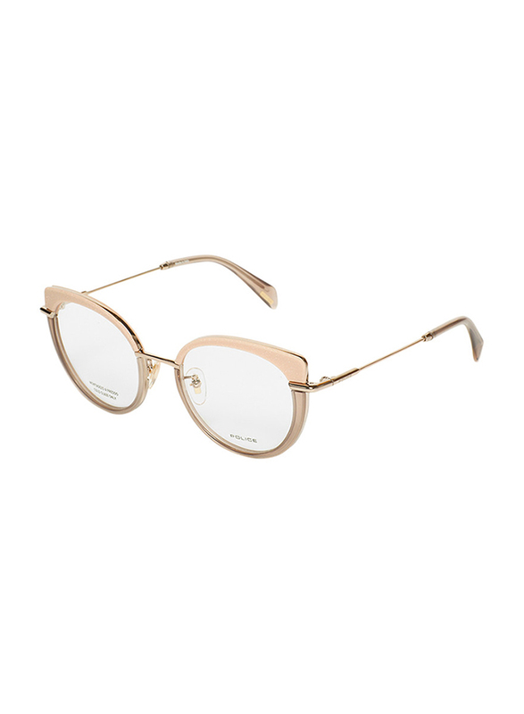 Police Full-Rim Cat Eye Rose Gold Eyeglasses Frame for Women, VPLA05, 53/20/135
Police Full-Rim Cat Eye Rose Gold Eyeglasses Frame for Women, VPLA05, 53/20/135