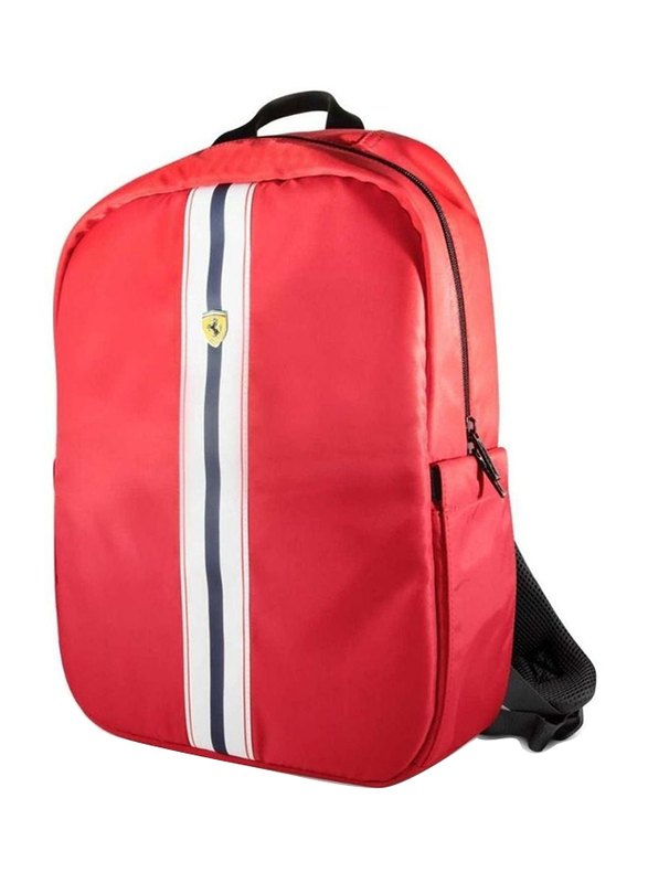 Ferrari 15-inch Pista Metal Logo On Track Backpack Laptop Bag with Charging Cable, Red
Ferrari 15-inch Pista Metal Logo On Track Backpack Laptop Bag with Charging Cable, Red