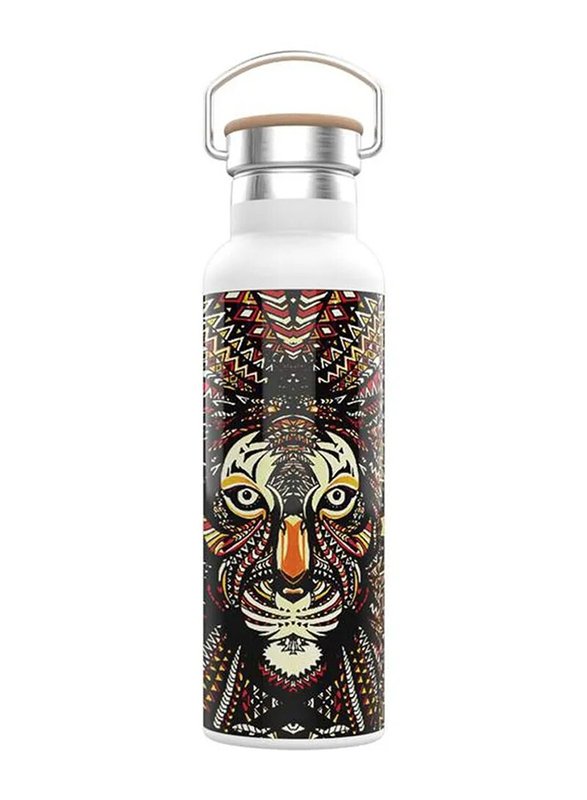 Green Lion Green 600ml Pattern Stainless Steel Double Vacuum Wall Water Bottle, Multicolour
Green Lion Green 600ml Pattern Stainless Steel Double Vacuum Wall Water Bottle, Multicolour