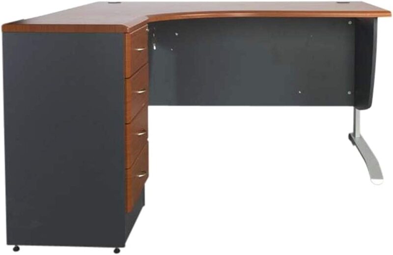 Mahmayi Maxim 1400L Contemporary Office Workstation Desk, 75 x 140 x 140cm, YBMXC1400L, Brown/Grey
Mahmayi Maxim 1400L Contemporary Office Workstation Desk, 75 x 140 x 140cm, YBMXC1400L, Brown/Grey