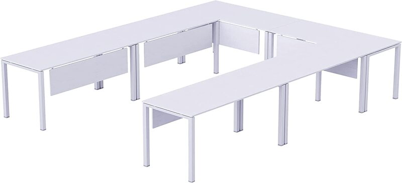 Mahmayi 12 Seater Modern U-Shaped Conference-Meeting Table, Figura 72-12, White
Mahmayi 12 Seater Modern U-Shaped Conference-Meeting Table, Figura 72-12, White