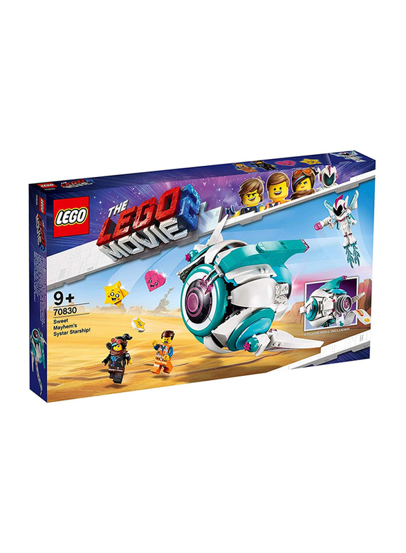 Lego 70830 Sweet Mayhem's Systar Starship Model Building Set, 484 Pieces, Ages 9+
Lego 70830 Sweet Mayhem's Systar Starship Model Building Set, 484 Pieces, Ages 9+
