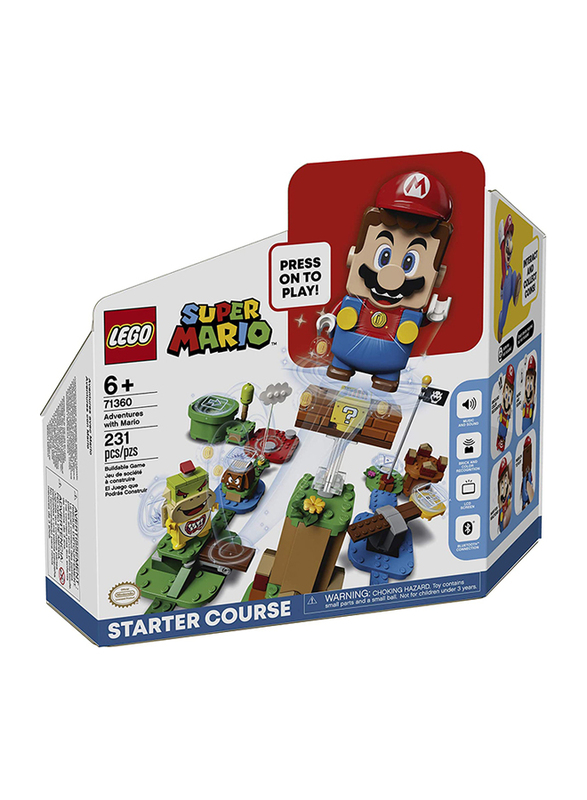 Lego 71360 Adventures with Mario Starter Course Model Building Set, 231 Pieces, Ages 6+
Lego 71360 Adventures with Mario Starter Course Model Building Set, 231 Pieces, Ages 6+