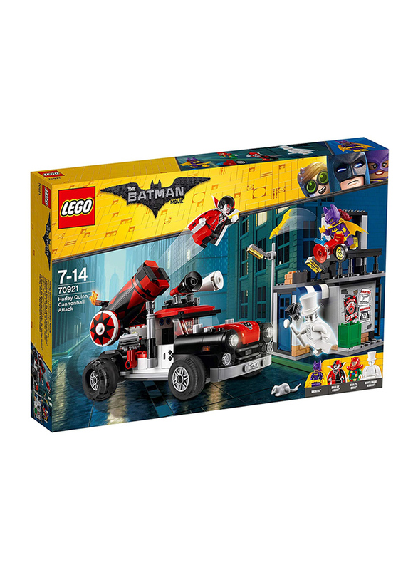 Lego 70921 Harley Quinn Cannonball Attack Model Building Set, 425 Pieces, Ages 7+
Lego 70921 Harley Quinn Cannonball Attack Model Building Set, 425 Pieces, Ages 7+