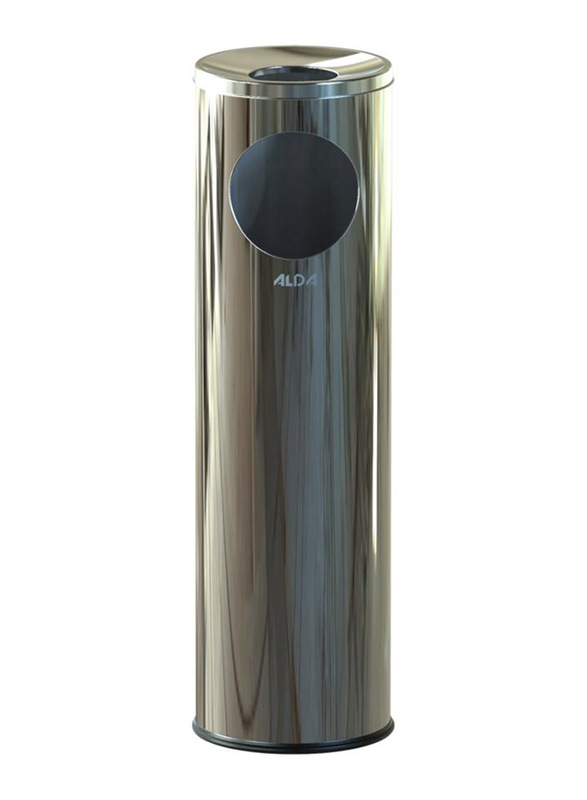 Alda Stainless Steel Cigarette Pillar Gloss Ashtray Bin, 15 Liters, 69 x 20cm, Silver
Alda Stainless Steel Cigarette Pillar Gloss Ashtray Bin, 15 Liters, 69 x 20cm, Silver
