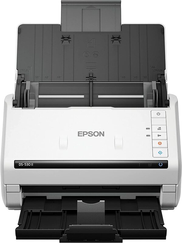 Epson DS-530 II Color Duplex Document Scanner for PC and Mac with Sheet-fed, Auto Document Feeder (ADF)
Epson DS-530 II Color Duplex Document Scanner for PC and Mac with Sheet-fed, Auto Document Feeder (ADF)