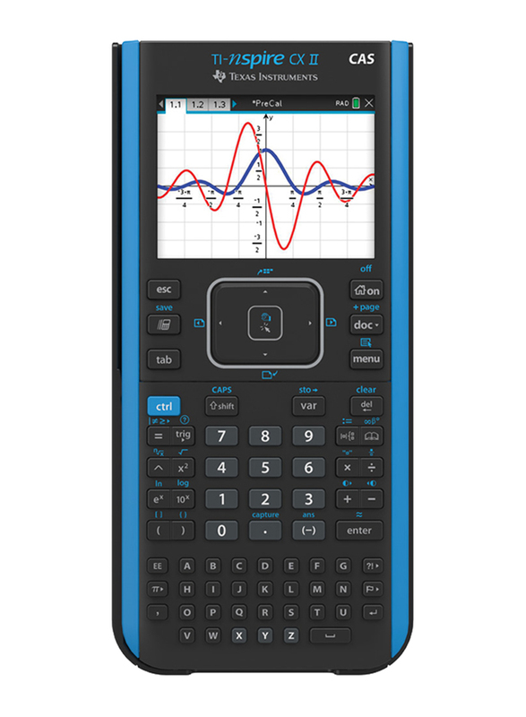 Texas Instruments Nspire CX II CAS Student Software Graphing Calculator, Multicolour
Texas Instruments Nspire CX II CAS Student Software Graphing Calculator, Multicolour