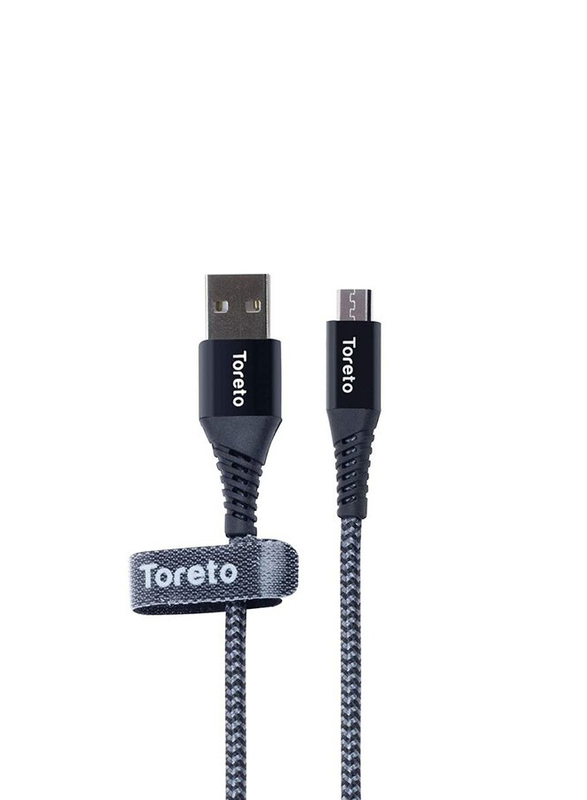 Toreto 1-Meter Zippy Micro B USB Charging Cable, USB Type A Male to Micro B USB for Smartphones, Black
Toreto 1-Meter Zippy Micro B USB Charging Cable, USB Type A Male to Micro B USB for Smartphones, Black