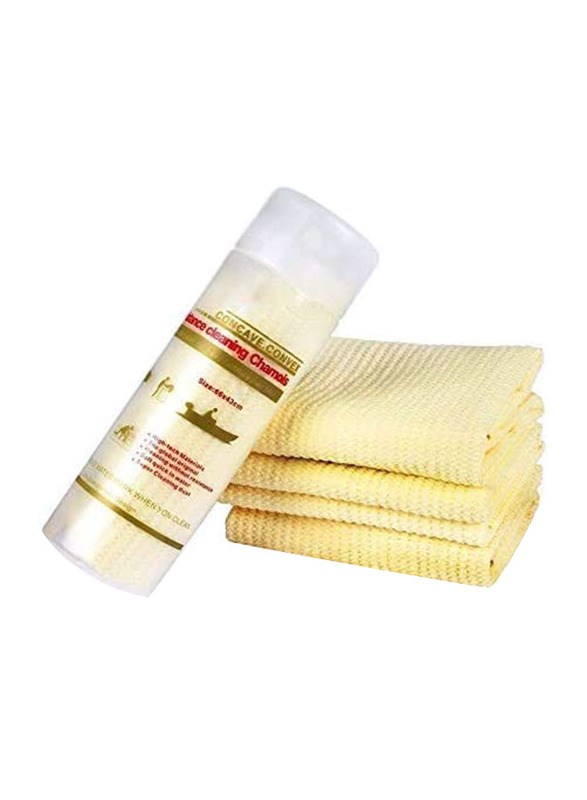 Car Mart 3D Chamois Pro Synthetic Water Absorbent Drying Towel, 43 x 32cm, Yellow
Car Mart 3D Chamois Pro Synthetic Water Absorbent Drying Towel, 43 x 32cm, Yellow