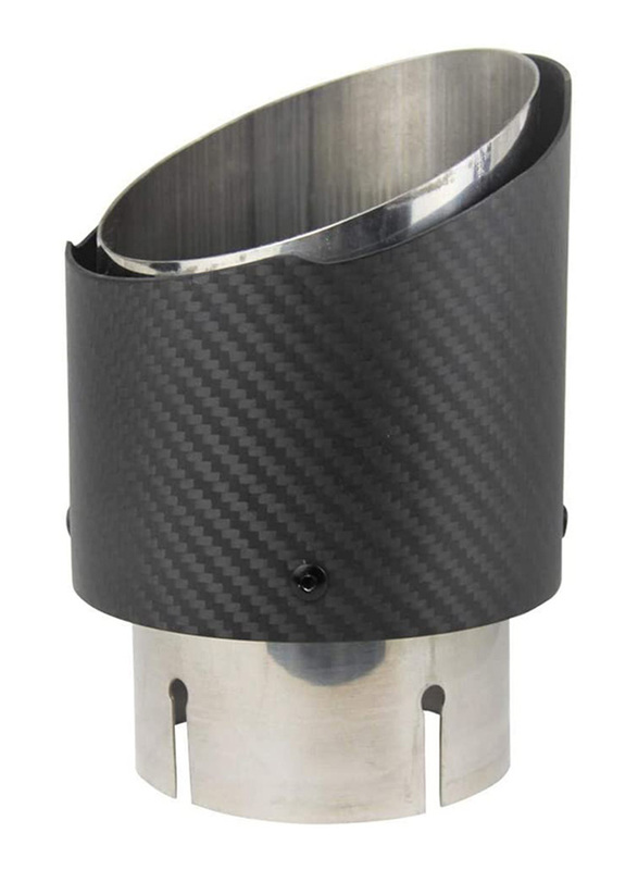 Force USA Stainless Steel Carbon Fiber N/P Universal SUV Exhaust Extension Pipe Muffler, 173 x 89mm, Black/Silver
Force USA Stainless Steel Carbon Fiber N/P Universal SUV Exhaust Extension Pipe Muffler, 173 x 89mm, Black/Silver