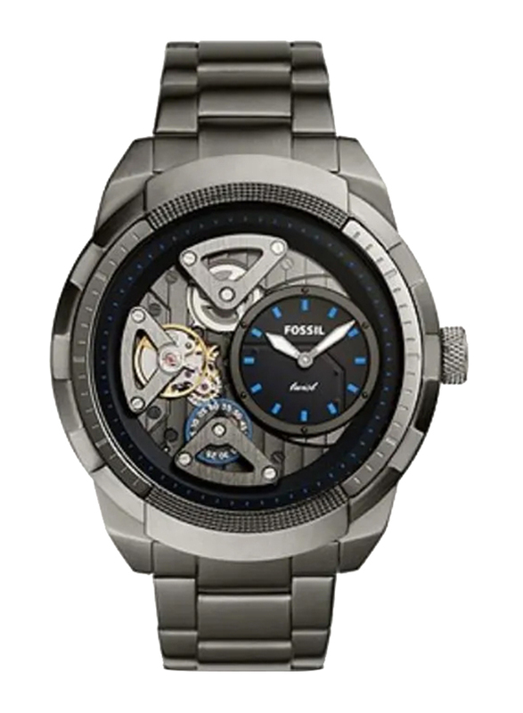 Fossil Bronson Twist Smoke Analog Automatic Watch for Men with Stainless Steel Band, Water Resistant and Chronograph, ME1171, Black
Fossil Bronson Twist Smoke Analog Automatic Watch for Men with Stainless Steel Band, Water Resistant and Chronograph, ME1171, Black