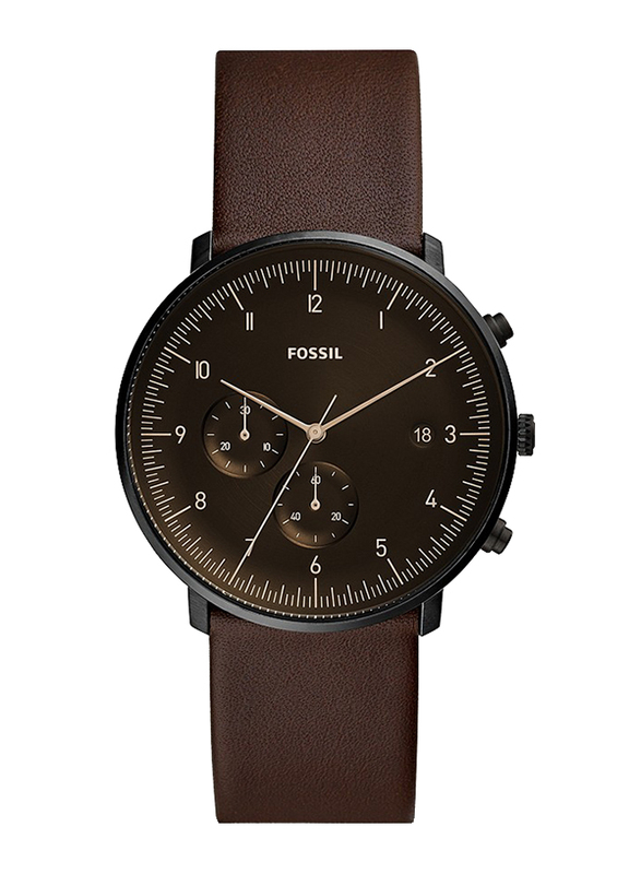Fossil Chase Timer Analog Quartz Watch for Men with Leather Band, Water Resistant, FS5485, Brown
Fossil Chase Timer Analog Quartz Watch for Men with Leather Band, Water Resistant, FS5485, Brown