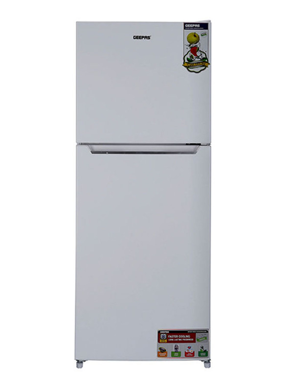 Geepas No Frost Free Standing Durable Double Door Refrigerator, 270L, GRF2708WPN, White
Geepas No Frost Free Standing Durable Double Door Refrigerator, 270L, GRF2708WPN, White