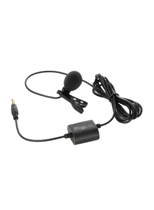 IK Multimedia iRig Mic Lav Ultra-Affordable and Compact Mobile Lavalier Microphone, Black
IK Multimedia iRig Mic Lav Ultra-Affordable and Compact Mobile Lavalier Microphone, Black