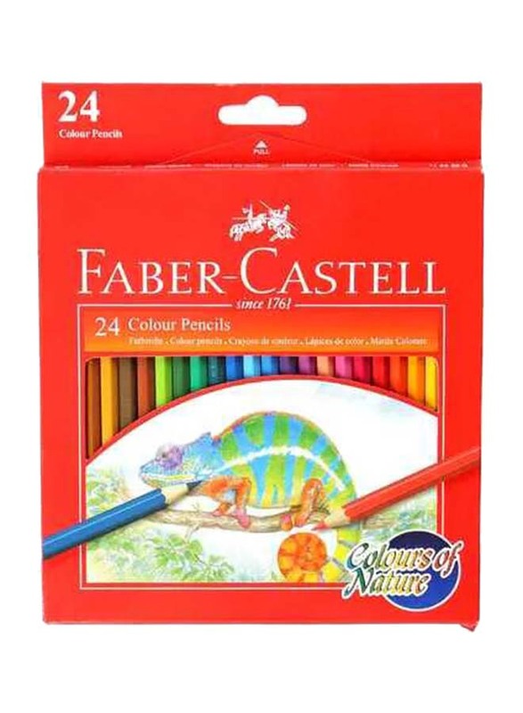 Faber-Castell Color of Nature Flat Tin Color Pencil Set, 24 Pieces, Multicolour
Faber-Castell Color of Nature Flat Tin Color Pencil Set, 24 Pieces, Multicolour