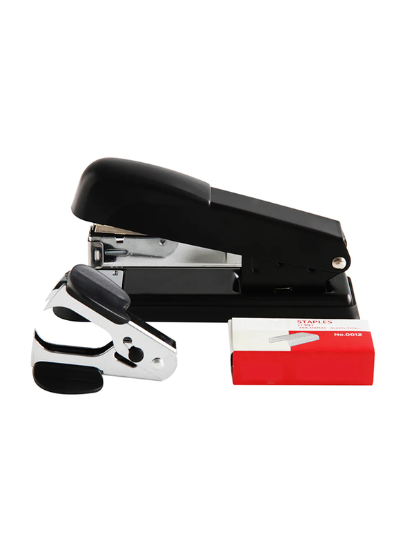 Deli Standard Stapler Set with Staples and Stapler Remover, 3 Pieces, Multicolour
Deli Standard Stapler Set with Staples and Stapler Remover, 3 Pieces, Multicolour