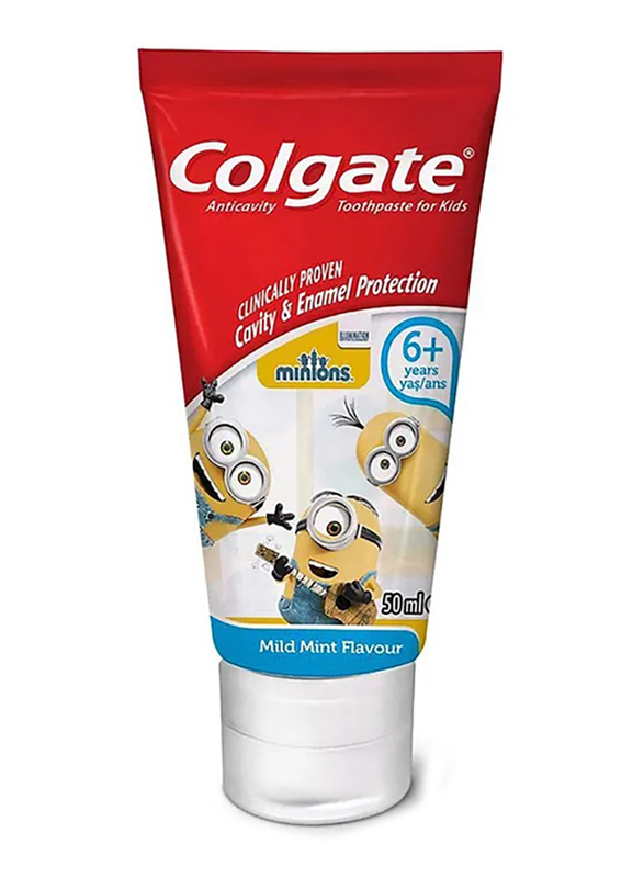 Colgate 50ml Minions Cavity & Enamel Protection Toothpaste for Kids, 6-7 Years, White
Colgate 50ml Minions Cavity & Enamel Protection Toothpaste for Kids, 6-7 Years, White