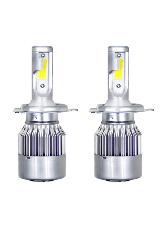 Generic H4 9003 HB2 HI Lo C6 COB Auto Car Headlamp Bulbs, 2 Pieces, White/Silver
Generic H4 9003 HB2 HI Lo C6 COB Auto Car Headlamp Bulbs, 2 Pieces, White/Silver