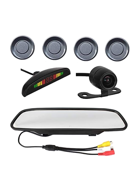 Generic Car Parking Sensor and 4.3" LCD Mirror Monitor with Rear View Camera, Grey/Black
Generic Car Parking Sensor and 4.3" LCD Mirror Monitor with Rear View Camera, Grey/Black