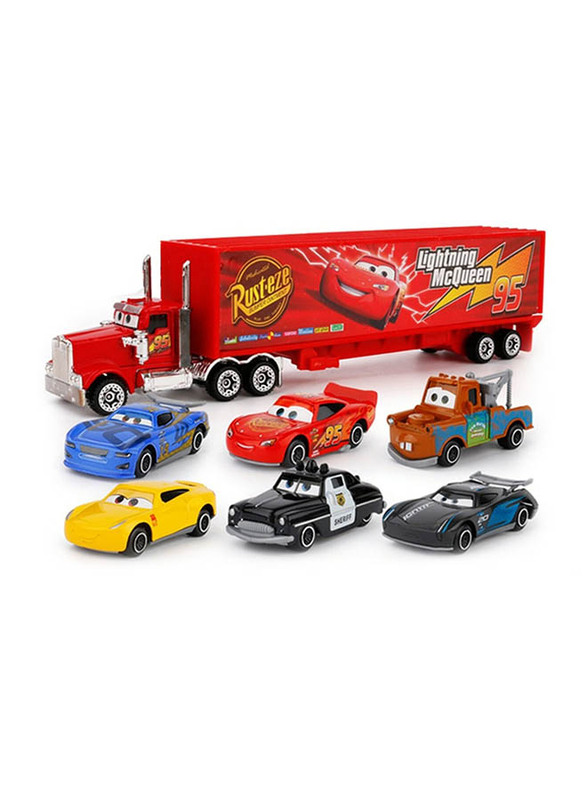 Rusteze Pixar Cars Lightning McQueen with Mack Truck Collectible, 7 Piece, Ages 6+
Rusteze Pixar Cars Lightning McQueen with Mack Truck Collectible, 7 Piece, Ages 6+