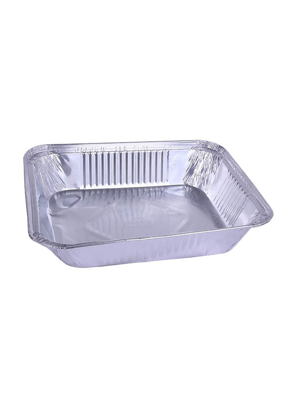 Hotpack 5-Piece Aluminium Rectangle Food Storage Container, with Lid, 3650CC, PA73365, Silver
Hotpack 5-Piece Aluminium Rectangle Food Storage Container, with Lid, 3650CC, PA73365, Silver
