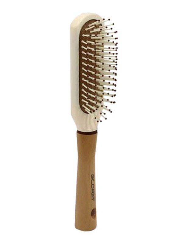 Gloria Hair Decorista High-Quality Hair Comb With Wooden Handle for All Type Hair, Beige/Brown
Gloria Hair Decorista High-Quality Hair Comb With Wooden Handle for All Type Hair, Beige/Brown