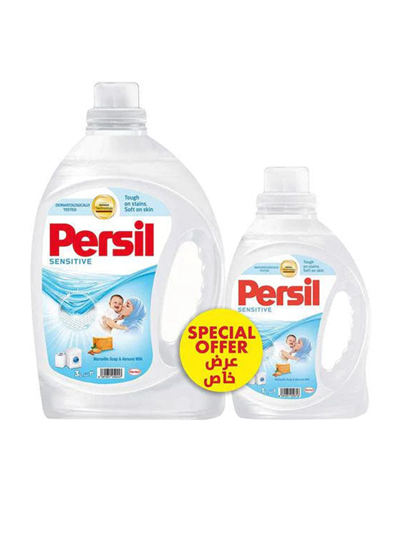 Persil Rose Deep Clean Technology Power Gel Liquid Detergent, 2 Pieces, 3 Liters + 1 Liter
Persil Rose Deep Clean Technology Power Gel Liquid Detergent, 2 Pieces, 3 Liters + 1 Liter