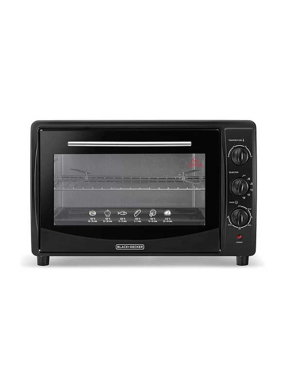Black+Decker 45L Double Glass Multifunction Toaster Oven with Rotisserie, 1800W, TRO45RDG-B5, Black
Black+Decker 45L Double Glass Multifunction Toaster Oven with Rotisserie, 1800W, TRO45RDG-B5, Black