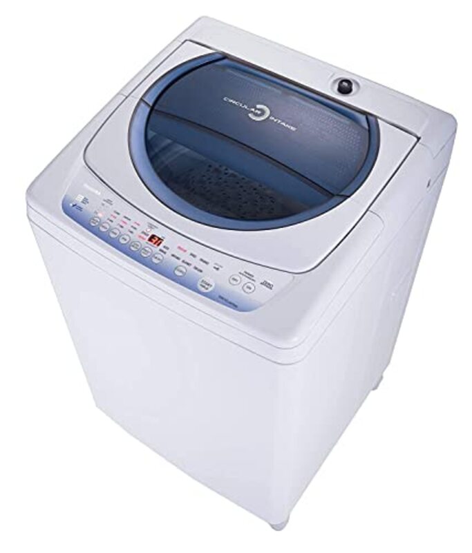 Toshiba 9 Kg Top Load Washer Washing Machine with Fragrance Course, AWF1005, White
Toshiba 9 Kg Top Load Washer Washing Machine with Fragrance Course, AWF1005, White