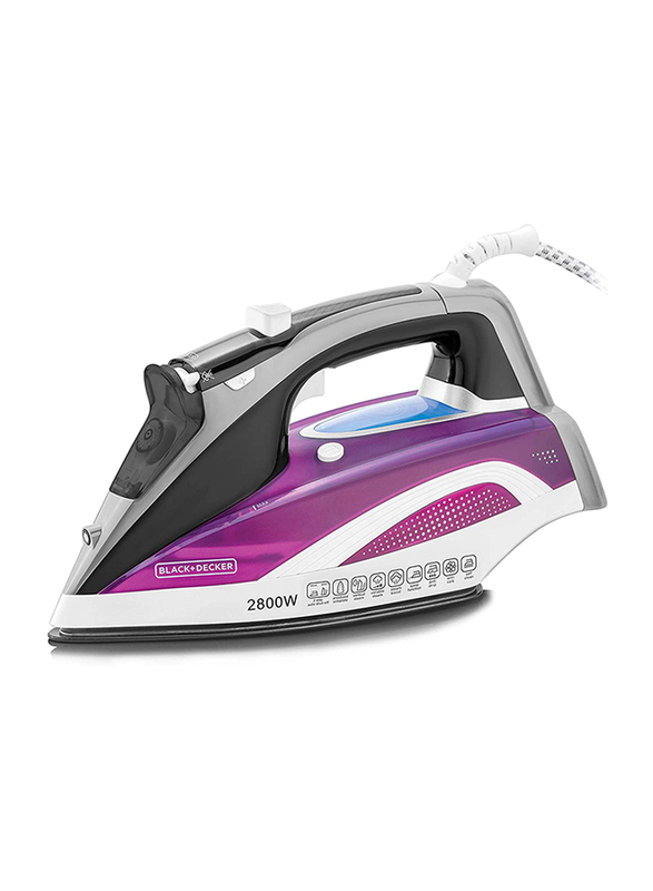 Black+Decker Digital Pre-Programmed Steam Iron, 2800W, X2250-B5, Multicolour
Black+Decker Digital Pre-Programmed Steam Iron, 2800W, X2250-B5, Multicolour
