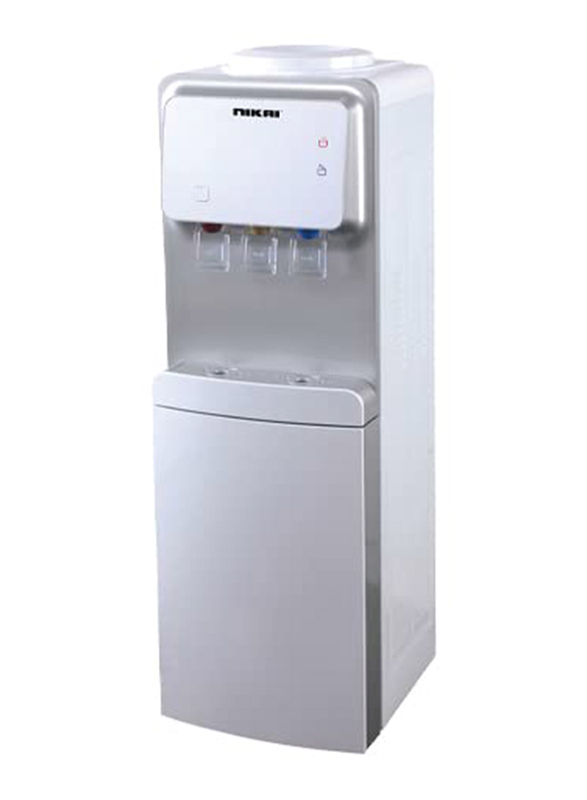 Nikai 16L Top Loading Water Dispenser Hot Cold and Normal Temperature Dispensing, Refrigerator Cabinet, Cup Holder, NWD1900C, White/Silver)
Nikai 16L Top Loading Water Dispenser Hot Cold and Normal Temperature Dispensing, Refrigerator Cabinet, Cup Holder, NWD1900C, White/Silver)