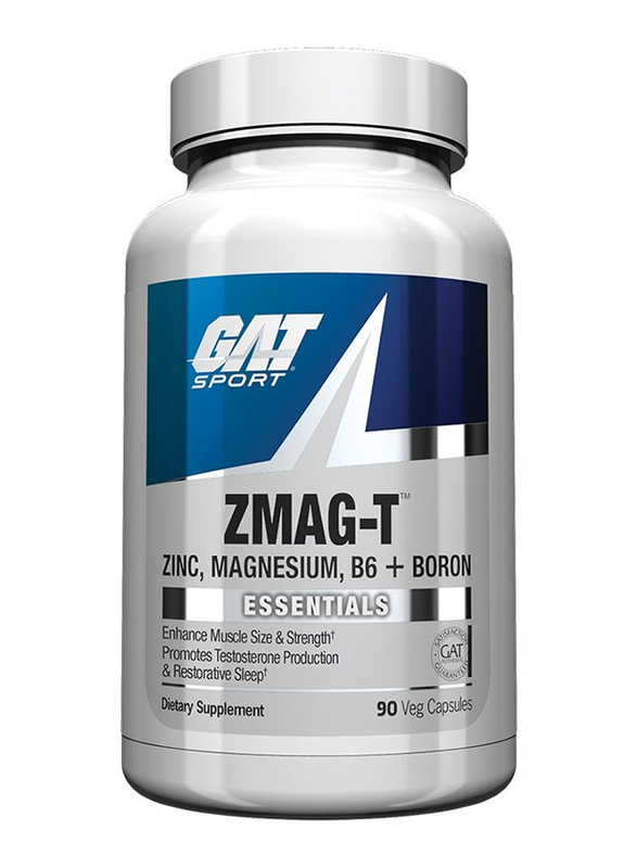 Gat Sport ZMAG-T Essentials Zinc Magnesium B6 + Boron Dietary Supplement, 90 Veg Capsules
Gat Sport ZMAG-T Essentials Zinc Magnesium B6 + Boron Dietary Supplement, 90 Veg Capsules