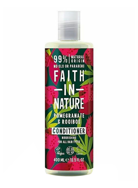 Faith in Nature Nourishing Conditioner with Pomegranate & Rooibos for All Hair Types, 400ml
Faith in Nature Nourishing Conditioner with Pomegranate & Rooibos for All Hair Types, 400ml