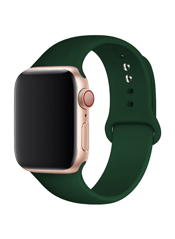 BSNL Replacement Silicone Strap Band for Apple Watch Series 1/2/3/4/5/6/SE 42/44mm, Duck Green
BSNL Replacement Silicone Strap Band for Apple Watch Series 1/2/3/4/5/6/SE 42/44mm, Duck Green