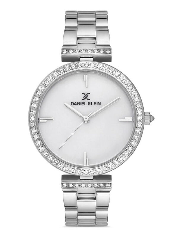 Daniel Klein Analog Watch for Womens with Stainless Steel Band, Water Resistant, DK.1.13095-1, Silver-White
Daniel Klein Analog Watch for Womens with Stainless Steel Band, Water Resistant, DK.1.13095-1, Silver-White
