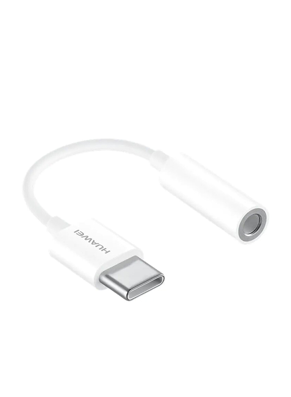 Huawei Type-C Headphone Jack Adapter, 3.5mm Jack to USB Type-C for Smartphone/Tablets, CM20, White
Huawei Type-C Headphone Jack Adapter, 3.5mm Jack to USB Type-C for Smartphone/Tablets, CM20, White