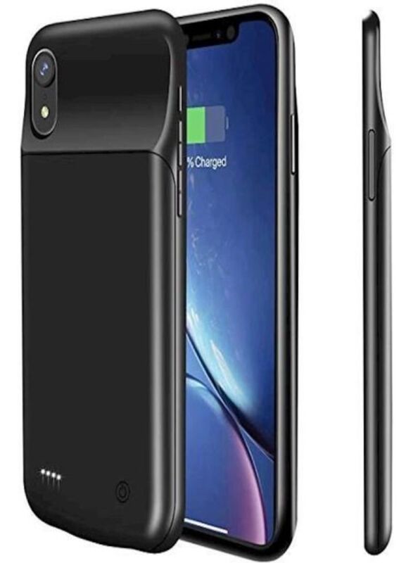 Unspecified Apple iPhone XR Protective Battery Back Mobile Phone Case Cover, Black
Unspecified Apple iPhone XR Protective Battery Back Mobile Phone Case Cover, Black