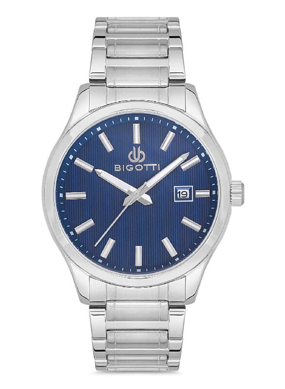 Bigotti Analog Watch for Men With Stainless Steel Band, BG.1.10167-3, Silver-Dark Blue
Bigotti Analog Watch for Men With Stainless Steel Band, BG.1.10167-3, Silver-Dark Blue