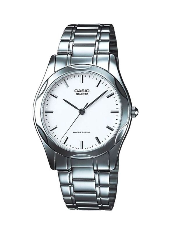 Casio Enticer Analog Watch for Men with Stainless Steel Band, Water Resistant & Chronograph, MTP-1275D-7ADF, Silver/White
Casio Enticer Analog Watch for Men with Stainless Steel Band, Water Resistant & Chronograph, MTP-1275D-7ADF, Silver/White